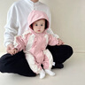 G.DUCKKIDS童裝嬰兒衣服春秋季2025新款新生兒連體衣兔子刺繡沖鋒衣外出服寶 LZ25105粉色 66cm 尺碼3-6個月(建議10-13斤) 曬單實拍圖