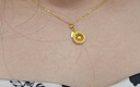 CRD克徠帝黃金項鏈轉(zhuǎn)運金珠套鏈5G工藝足金999空心送女友七夕禮物 6.5克 曬單實拍圖