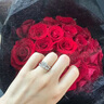 曼迪諾培育鉆石鉆戒經(jīng)典四爪人工鉆石戒指戒子結婚求婚送女友 銀鑲1克拉D/VVS[國內證書(shū)】 曬單實(shí)拍圖