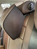 塔西伯利 TOIXI BRORY新款寶馬頭枕腰靠護頸枕3系5系530Li7系X3 X5汽車(chē)內飾裝飾專(zhuān)用品  頭枕+腰靠X紋Nappa皮-摩卡棕1套 曬單實(shí)拍圖