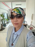智宙防曬圍脖女套頭薄款夏戶外騎車冰絲小絲巾護頸椎脖套假領子多功能 粉涂鴉 曬單實拍圖