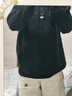 馬登美式復古休閑針織亨利衫阿美咔嘰豎條紋套頭毛衣男秋季厚款線衣 黑色 L 曬單實拍圖