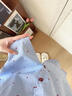 繆黛Kitty貓帶胸墊睡衣女2025夏季新款波點(diǎn)純棉短袖卡通家居服可外穿 優(yōu)雅藍(lán)【自帶胸墊】 L (165) 曬單實(shí)拍圖