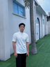 莫代爾男士夏季短袖T恤休閑緊身潮流修身半高領(lǐng)打底衫韓版彈力中領(lǐng)半袖 DT01圓白色 3XL (140-155斤) 曬單實(shí)拍圖