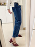 Levi's【商場同款】冰酷系列25春夏新款女士BAGGY直筒牛仔褲A3494 藍色 29 (32) 曬單實拍圖