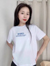 啄木鳥白色好棉小個(gè)子短款短袖t恤女夏季新款韓版寬松顯瘦百搭 白色【CREW】 2XL 建議125-140斤 曬單實(shí)拍圖