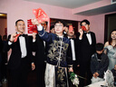 租西服套裝結(jié)婚伴郎服新郎西裝男士大學(xué)生面試畢業(yè)照演出服大合唱 外套+褲子+襯衫+馬甲+皮鞋+領(lǐng)帶 2XL  175 曬單實(shí)拍圖