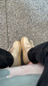 德?tīng)柣荩―EERWAY）男鞋子男2025夏季板鞋男士時(shí)尚小白鞋透氣厚底休閑鞋 珍珠白  42 曬單實(shí)拍圖