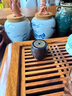 茶小邇黑檀木蓋置復(fù)古高端紫砂壺蓋托陶瓷茶具白瓷蓋碗蓋子托架茶道配件 實(shí)木蓋置：銅錢款 曬單實(shí)拍圖