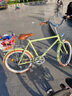 鳳凰自行車(chē)單車(chē)22寸輕便上班代步通勤韓版學(xué)生男女復古輕便 love-綠色-變速 7速 22英寸 曬單實(shí)拍圖