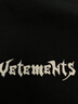 VETEMENTS【何與同款】重磅純棉100%男女士寬松短袖t恤高檔輕奢潮牌上衣 黑色 XL 曬單實(shí)拍圖