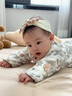 little tiny嬰兒睡袋寶寶四季通用兒童睡衣春秋竹棉四層紗布分腿防踢被夏薄款 春日繁花（22-26℃）竹棉長袖款 S碼（建議身高60-80cm) 曬單實拍圖