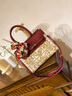 CALWAN KEODH包包女包2025新款女包時(shí)尚國風(fēng)刺繡手提送生日禮物女朋友老婆 【紅色】輕奢優(yōu)雅結婚國風(fēng)刺繡實(shí)用走心女生閨蜜 曬單實(shí)拍圖