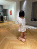 SMFKWAVE厚底運(yùn)動(dòng)拖鞋 SL001B1 增高時(shí)髦外穿一字拖女 7cm吳宣儀同款 膚色 偏大一碼 38 曬單實(shí)拍圖