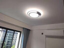 適用于米家APP全光譜led客廳燈臥室吸頂燈現(xiàn)代簡約全屋智能語音燈 黑色套餐3 三室兩廳-智能語音 曬單實拍圖