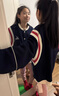 笛莎童裝女童外套2025年春季運(yùn)動棒球外套夾克 藏青 160 曬單實(shí)拍圖