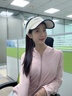DALEY MODE2025新款防曬衣女夏季防輕薄涼感指尖防曬服騎行外套 手套款冰霧粉 UPF50+ L F （90-140斤） 曬單實(shí)拍圖