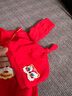 貝瑞加（Babyprints）嬰兒禮盒連體衣胎帽套裝新生兒禮物大紅色純棉衣服自用 59 曬單實(shí)拍圖