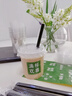 魔幻廚房奶茶杯一次性飲料杯500ml*10套 咖啡杯帶蓋加厚塑料果汁奶茶杯子 曬單實(shí)拍圖