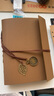 協(xié)同 相冊本紀(jì)念冊出游復(fù)古皮質(zhì)文藝DIY手工活頁創(chuàng)意粘貼式覆膜旅游生日禮物 黃色(覆膜卡16張卡紙16張牛皮紙20張） 曬單實拍圖