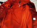 mont·bell軟殼衣男款秋冬戶外防風(fēng)保暖徒步登山連帽機(jī)能上衣外套 1106708 OG24橙色24 L 曬單實(shí)拍圖