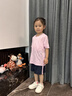 真維斯兒童運動套裝速干男童女童夏季訓練服中大童跑步薄款夏裝透氣童裝 藍 嘗試標簽X 140 曬單實拍圖