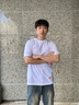 卡賓（CABBEEN）【索羅娜涼感】短袖男士T恤彩繪卡通繡花舒適潮流夏季短袖T恤男 米白色12（舒適版型） XL /180/52 曬單實拍圖