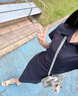 FSHEpolo領(lǐng)短袖連衣裙女2025夏季韓系大碼微胖收腰顯瘦氣質(zhì)包臀長裙子 藏藍(lán)長款 L (建議105-120斤) 曬單實(shí)拍圖