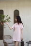 Teenie Weenie小熊女裝連衣裙2025年夏季新款潮流學(xué)院假兩件POLO裙 淺粉色 L 曬單實(shí)拍圖
