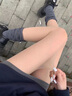 浪莎防勾絲絲襪女夏季超薄款光腿神器裸感自然連褲襪黑絲菠蘿襪打底褲 自然膚 2雙 均碼 任意剪防勾絲空姐襪 曬單實(shí)拍圖