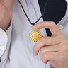 寶慶銀樓八寶羅盤黃金吊墜足金999福字項鏈送老婆媽媽長輩爸爸生日禮物 足金八寶羅盤 約3.23g【贈繩子+0.1g金珠】 曬單實拍圖