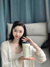 喆湘德國品質喝中藥專用保溫杯全陶瓷內膽外帶中藥杯隨身便攜保溫壺儲 曬單實拍圖