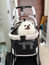 beberoad寵物手推車(chē) 遛狗小型犬貓咪外出神器小推車(chē)輕便折疊提籃可分離 T3米色 曬單實(shí)拍圖