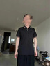 短袖polo衫男士夏季韓版痞帥成熟穩重上衣男裝高級感重磅半袖t恤 黑色2602 M 曬單實(shí)拍圖