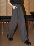 庫恩瑪維高腰垂感闊腿休閑褲女2024早春新款顯瘦百搭寬松直筒長(cháng)褲K30553 薄款 深灰色 S 曬單實(shí)拍圖