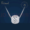 Pt.CharmPt950鉑金吊墜轉(zhuǎn)運(yùn)珠路路通白金項(xiàng)墜男女款情侶項(xiàng)鏈情人節(jié)新年禮 如無(wú)現(xiàn)貨可定制【以1.2g為例】 曬單實(shí)拍圖