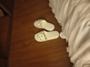 細(xì)細(xì)條 防臭浴室拖鞋女夏季室內(nèi)居家用防滑踩屎感軟底可愛涼拖鞋 白色 38-39 曬單實拍圖