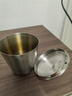 派品龍304不銹鋼杯蓋子馬克杯蓋通用水杯蓋防塵圓形茶杯口杯蓋防摔耐用 9cm杯蓋304#材質(zhì) 曬單實(shí)拍圖