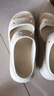 卡駱馳crocs經(jīng)典泡芙?jīng)鲂孢m耐磨坡跟泡芙鞋戶外拖鞋|207670 骨白色-2Y2(含智必星) 39 (240mm) 曬單實拍圖