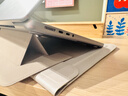 LALO電腦支架多功能收納內膽包便攜支架三合一適用Macbookair14寸手提筆記本電腦包13寸輕薄保護套 夕影灰【雙角度調節+可收納電源+防潑濺】 14寸 曬單實(shí)拍圖