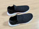 宜馳（EGCHI）休閑鞋男女士運動(dòng)透氣健步鞋軟底網(wǎng)面一腳蹬懶人鞋 J30 黑色 38 曬單實(shí)拍圖
