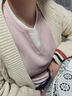 森馬（Semir）森馬毛衣女短款假兩件含羊毛針織衫24冬新款保暖內(nèi)搭109724107015 曬單實(shí)拍圖