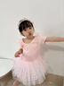 南瓜精靈舞蹈服兒童女夏季芭蕾舞裙女童短袖中國舞練功衣女孩幼兒跳舞服裝 淺粉色【短袖】 130cm(身高120-130cm) 曬單實(shí)拍圖