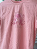 品彩（PinCai）短袖t恤女夏季玫瑰撞印花時(shí)尚優(yōu)雅寬松圓領(lǐng)上衣 P144T1657 曬單實(shí)拍圖