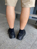安踏（ANTA）安踏男鞋子探界| 一腳蹬運(yùn)動(dòng)休閑鞋回彈防滑耐磨懶人鞋戶外健步鞋 黑/火山灰【探界】 42 曬單實(shí)拍圖