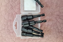 戴恩工具強(qiáng)磁內(nèi)六角批頭工具電動(dòng)扳手8mm自攻螺絲釘燕尾絲彩鋼瓦配件 全套推薦-黑金剛6+8+10+12+13+14 曬單實(shí)拍圖