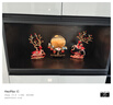 京禮好物招財鹿流沙畫(huà)沙漏擺件高檔客廳工藝品玄關(guān)裝飾品喬遷之喜搬家禮物 柿柿如意鹿紅色三件套【禮盒裝】 曬單實(shí)拍圖