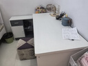 億家木轉(zhuǎn)角書桌書架一體桌L型拐角電腦桌學生家用寫字桌辦公學習桌子 【左右互換】加厚款140*120*75CM 曬單實拍圖