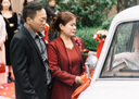 紫魅俏2025年春秋季大碼長袖連衣裙套裝中老年女裝加絨保暖酒紅色兩件套 背心裙+常規(guī)外套 M (建議100斤以下) 曬單實拍圖