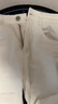 增致牛仔（ZENGZHI）天絲三防牛仔褲男士2025新款夏季冰絲涼感白色高端小直筒長褲子男 曬單實(shí)拍圖